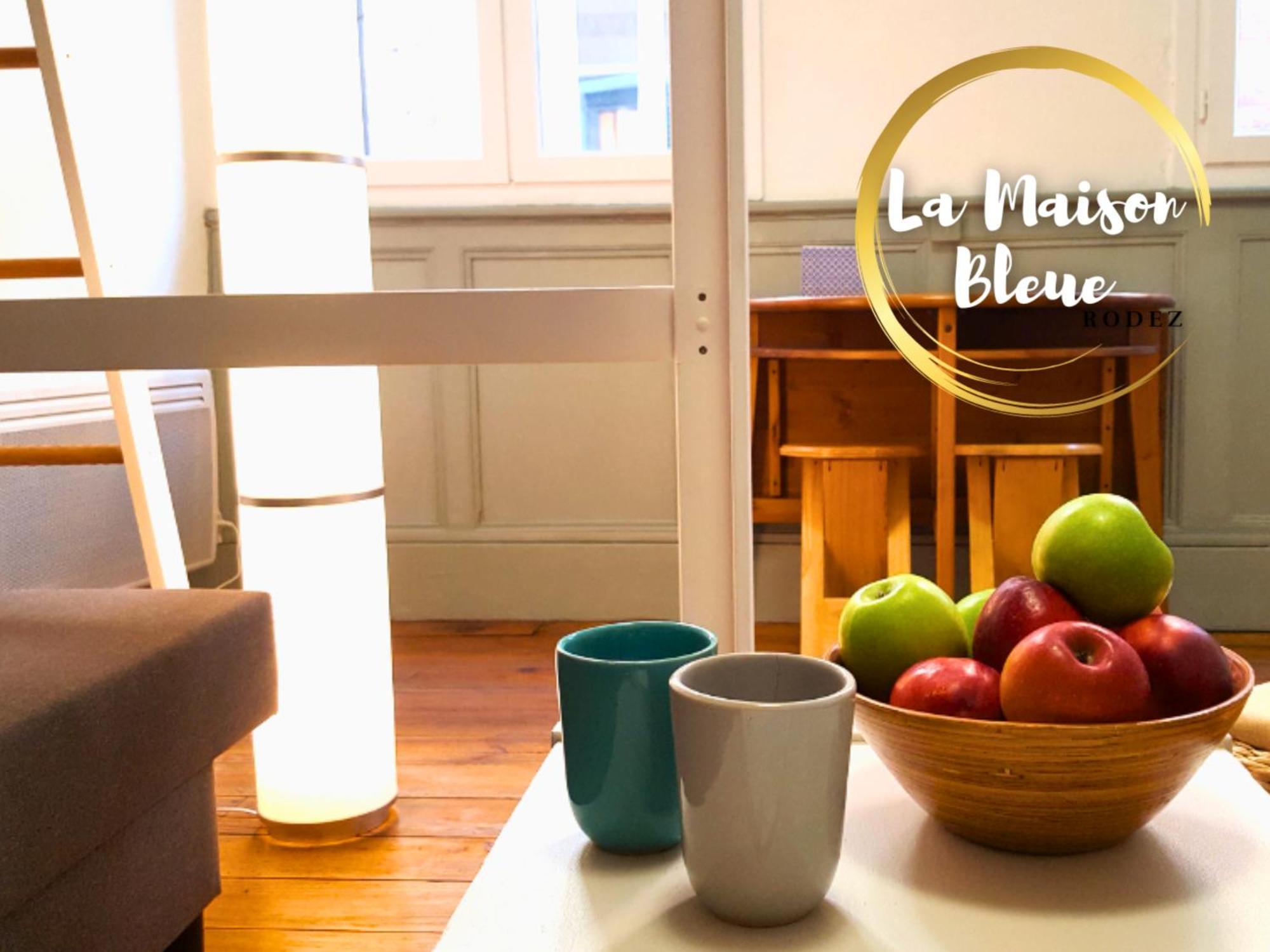 La Maison Bleue, Un Emplacement De Choix A Rodez Exterior foto